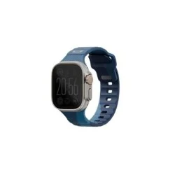Uniq Stride De Fkm Rubber Apple Watch Strap 49/46/45/44Mm -Storm (Storm/Aegean Blue)